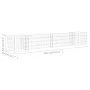 H-shaped gabion planter steel wire 260x40x40 cm by vidaXL, Pots and planters - Ref: Foro24-145658, Price: 58,37 €, Discount: %