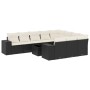 11-piece garden sofa set and black synthetic rattan cushions by , Garden sets - Ref: Foro24-3223095, Price: 607,59 €, Discoun...