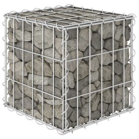 Cubic gabion bed made of 30x30x30 cm steel wire. by vidaXL, Pots and planters - Ref: Foro24-145648, Price: 18,92 €, Discount: %