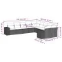 Garden sofa set 10 pieces with black synthetic rattan cushions by , Garden sets - Ref: Foro24-3223104, Price: 710,65 €, Disco...