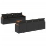 8-teiliges Gartensofa-Set und schwarze synthetische Rattankissen von , Gartensets - Ref: Foro24-3258219, Preis: 601,72 €, Rab...