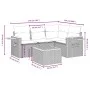 5-piece garden furniture set and black synthetic rattan cushions by , Garden sets - Ref: Foro24-3259178, Price: 364,89 €, Dis...