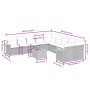 11-piece garden sofa set with beige synthetic rattan cushions by , Garden sets - Ref: Foro24-3259602, Price: 663,38 €, Discou...