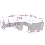 11-teiliges Gartensofa-Set mit beigen synthetischen Rattankissen von , Gartensets - Ref: Foro24-3259602, Preis: 675,03 €, Rab...