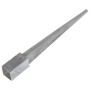 Erdspieße 6 Stk. Stahl verzinkt silber 7x7x75 cm von vidaXL, Spikes zur Verankerung im Boden - Ref: Foro24-145402, Preis: 61,...