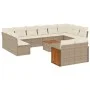Set sofás de jardín con cojines 13 pzas ratán sintético beige de , Conjuntos de jardín - Ref: Foro24-3260532, Precio: 911,74 ...