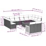 Garden sofa set with cushions 13 pieces beige synthetic rattan by , Garden sets - Ref: Foro24-3260532, Price: 879,60 €, Disco...