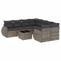 9-piece garden furniture set and gray synthetic rattan cushions by , Garden sets - Ref: Foro24-3253497, Price: 570,58 €, Disc...