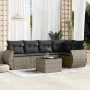 6-teiliges Gartenmöbel-Set und graue synthetische Rattankissen von , Gartensets - Ref: Foro24-3253677, Preis: 400,63 €, Rabat...