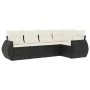 5-piece garden furniture set and black synthetic rattan cushions by , Garden sets - Ref: Foro24-3253663, Price: 347,74 €, Dis...