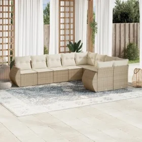 9-piece garden sofa set with beige synthetic rattan cushions by , Garden sets - Ref: Foro24-3254175, Price: 672,14 €, Discoun...