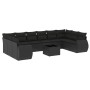 11-teiliges Gartensofa-Set und schwarze synthetische Rattankissen von , Gartensets - Ref: Foro24-3254212, Preis: 732,53 €, Ra...