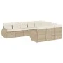 Garden sofa set with beige cushions 10 pieces synthetic rattan by , Garden sets - Ref: Foro24-3254225, Price: 691,95 €, Disco...