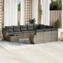 11-teiliges Gartensofa-Set und graue synthetische Rattankissen von , Gartensets - Ref: Foro24-3254267, Preis: 723,27 €, Rabat...