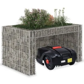 Rasenmäherschuppen mit Stahldrahtbett 110x80x60 cm von vidaXL, Rasenmäherabdeckungen - Ref: Foro24-145655, Preis: 90,05 €, Ra...