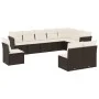 Gartensofa-Set 10-teilig mit schwarzen synthetischen Rattankissen von , Gartensets - Ref: Foro24-3217796, Preis: 570,79 €, Ra...