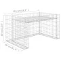 Lawnmower shed with steel wire flowerbed 110x80x60 cm by vidaXL, Lawn Mower Covers - Ref: Foro24-145655, Price: 89,96 €, Disc...