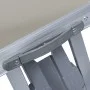 Folding camping table with 4 seats steel aluminum by vidaXL, camping furniture - Ref: Foro24-47686, Price: 104,89 €, Discount: %