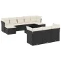 11-piece garden sofa set and black synthetic rattan cushions by , Garden sets - Ref: Foro24-3218336, Price: 612,51 €, Discoun...