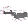 Gartensofa-Set mit Kissen, 6-teilig, beiges synthetisches Rattan von , Gartensets - Ref: Foro24-3227465, Preis: 436,57 €, Rab...