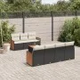 8-piece garden sofa set and black synthetic rattan cushions by , Garden sets - Ref: Foro24-3227484, Price: 477,36 €, Discount: %