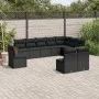 Garden sofa set 10 pieces with black synthetic rattan cushions by , Garden sets - Ref: Foro24-3227749, Price: 627,82 €, Disco...