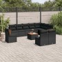 11-teiliges Gartensofa-Set und schwarze synthetische Rattankissen von , Gartensets - Ref: Foro24-3227756, Preis: 658,11 €, Ra...