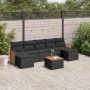 8-piece garden sofa set and black synthetic rattan cushions by , Garden sets - Ref: Foro24-3227917, Price: 434,24 €, Discount: %