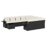 11-teiliges Gartensofa-Set und schwarze synthetische Rattankissen von , Gartensets - Ref: Foro24-3220725, Preis: 649,14 €, Ra...