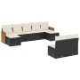 8-piece garden sofa set and black synthetic rattan cushions by , Garden sets - Ref: Foro24-3228051, Price: 472,02 €, Discount: %