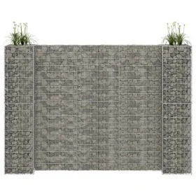 H-förmiger Gabionen-Pflanzkasten aus Stahldraht, 260 x 40 x 180 cm von vidaXL, Töpfe und Pflanzgefäße - Ref: Foro24-145664, P...