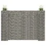 H-förmiger Gabionen-Pflanzkasten aus Stahldraht, 260 x 40 x 180 cm von vidaXL, Töpfe und Pflanzgefäße - Ref: Foro24-145664, P...