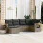 Set de muebles de jardín 6 pzas y cojines ratán sintético gris de , Conjuntos de jardín - Ref: Foro24-3227019, Precio: 368,23...