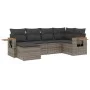 Set de muebles de jardín 6 pzas y cojines ratán sintético gris de , Conjuntos de jardín - Ref: Foro24-3227019, Precio: 368,23...