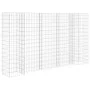 H-shaped gabion planter steel wire 260x40x150 cm by vidaXL, Pots and planters - Ref: Foro24-145663, Price: 143,74 €, Discount: %