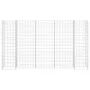 H-shaped gabion planter steel wire 260x40x150 cm by vidaXL, Pots and planters - Ref: Foro24-145663, Price: 143,74 €, Discount: %