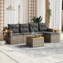 Set de muebles de jardín 6 pzas y cojines ratán sintético gris de , Conjuntos de jardín - Ref: Foro24-3226767, Precio: 330,92...