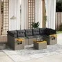 8-piece garden sofa set and gray synthetic rattan cushions by , Garden sets - Ref: Foro24-3226655, Price: 497,95 €, Discount: %