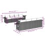 9-teiliges Gartensofa-Set mit beigen synthetischen Rattankissen von , Gartensets - Ref: Foro24-3252286, Preis: 625,72 €, Raba...