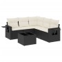 6-piece garden sofa set and black synthetic rattan cushions by , Garden sets - Ref: Foro24-3252493, Price: 382,07 €, Discount: %