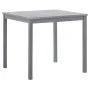 Garden table in solid gray acacia wood 80x80x74 cm by vidaXL, Garden tables - Ref: Foro24-46324, Price: 135,23 €, Discount: %