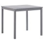 Gartentisch aus massivem grauem Akazienholz 80x80x74 cm von vidaXL, Gartentische - Ref: Foro24-46324, Preis: 137,60 €, Rabatt: %
