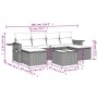 7-piece garden sofa set and beige synthetic rattan cushions by , Garden sets - Ref: Foro24-3252866, Price: 459,79 €, Discount: %