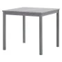 Garden table in solid gray acacia wood 80x80x74 cm by vidaXL, Garden tables - Ref: Foro24-46324, Price: 135,23 €, Discount: %