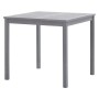Gartentisch aus massivem grauem Akazienholz 80x80x74 cm von vidaXL, Gartentische - Ref: Foro24-46324, Preis: 137,60 €, Rabatt: %