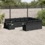 11-teiliges Gartensofa-Set und schwarze synthetische Rattankissen von , Gartensets - Ref: Foro24-3253062, Preis: 694,38 €, Ra...