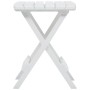 Weißer klappbarer Gartentisch 45,5x38,5x50 cm von vidaXL, Gartentische - Ref: Foro24-47690, Preis: 30,17 €, Rabatt: %