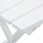 Weißer klappbarer Gartentisch 45,5x38,5x50 cm von vidaXL, Gartentische - Ref: Foro24-47690, Preis: 30,17 €, Rabatt: %