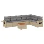 Gartensofa-Set mit beigen Kissen 8 Stück PE-Rattan von , Modulare Sofas für den Außenbereich - Ref: Foro24-3224596, Preis: 49...
