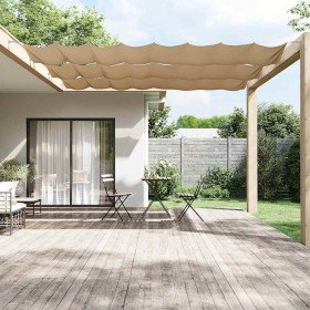 Toldo vertical tela oxford gris taupé 180x1000 cm Toldo vertical tela oxford gris taupé 180x1000 cm